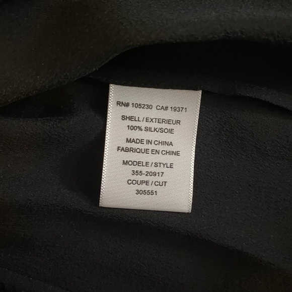 NWOT Joie Wide Sleeve 100% Silk Top - Picture 4 of 4